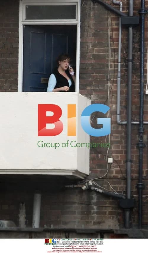 Natalie Cassidy spotted smoking outside her flat
