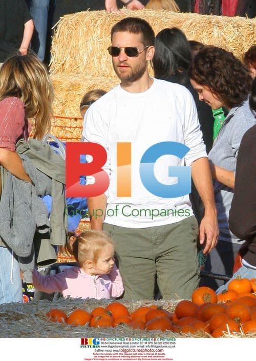 Tobey Maguire at Pumpkin Patch