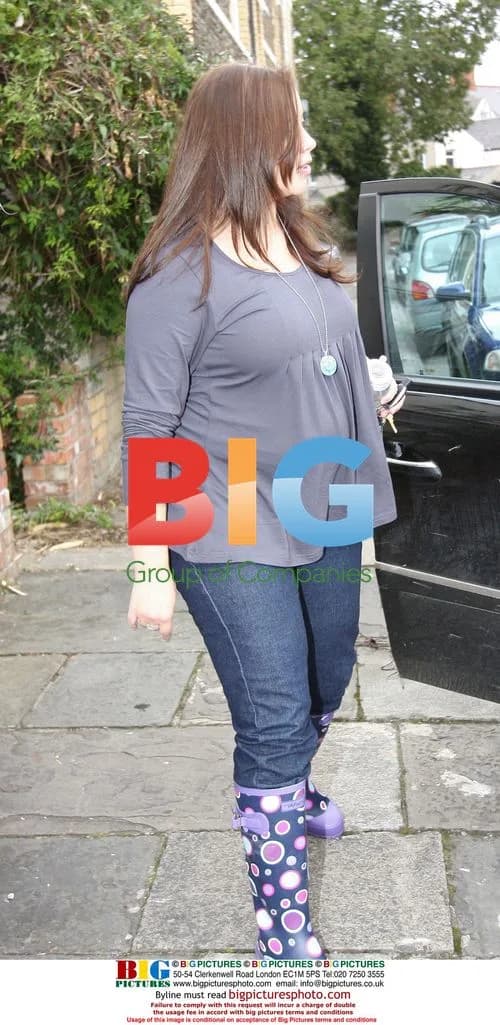 Charlotte Church Spotted in Cardiff with Daughter Ruby