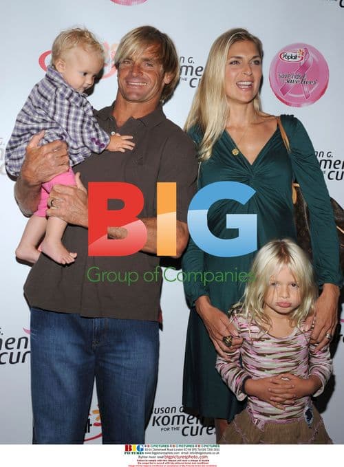 Gabrielle Reece and family at Yoplait event