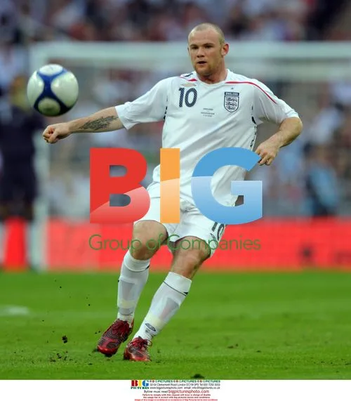 Wayne Rooney at England v Kazakhstan match
