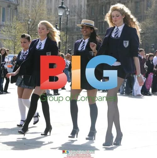 St. Trinian's Cast On Set