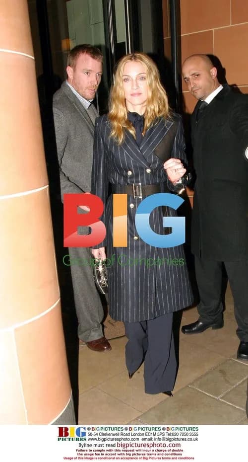 Madonna and Guy Ritchie at Donatella Versace's party