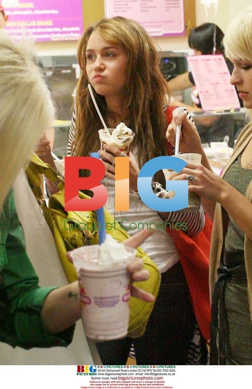 Miley Cyrus at Million Milkshakes in West Hollywood