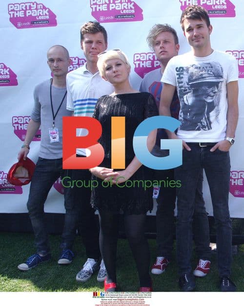 Alphabeat backstage at 'Party In The Park'