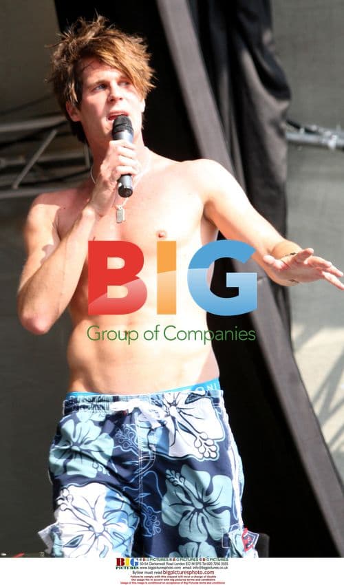 Basshunter Performs at Party In The Park