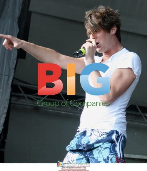 Basshunter performs at Party In The Park