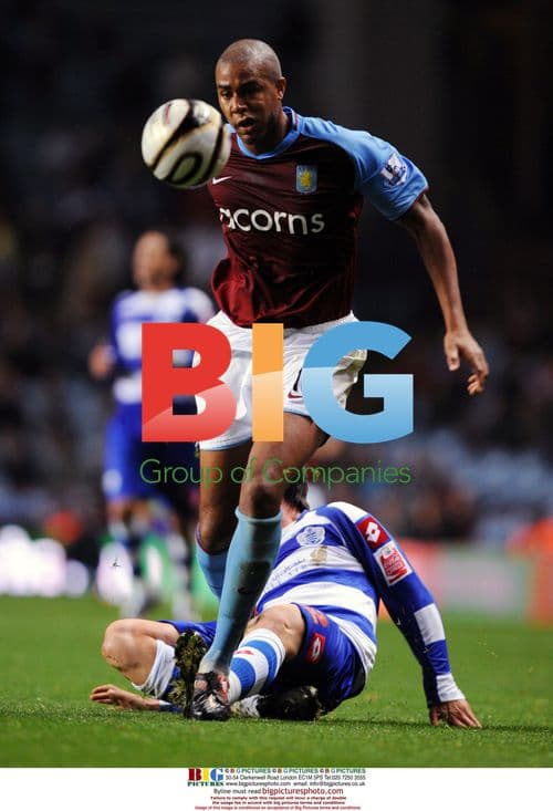 Zat Knight in Aston Villa vs QPR match