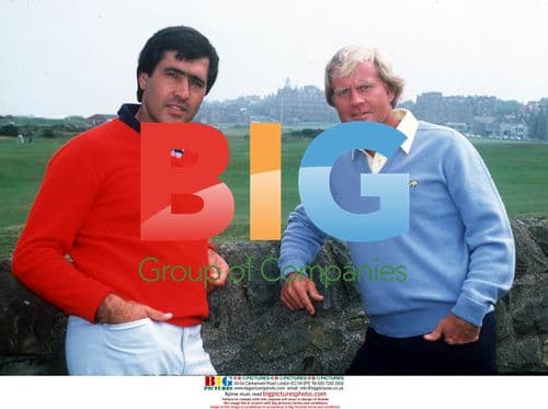 Seve Ballesteros and Jack Nicklaus at 1983 Open