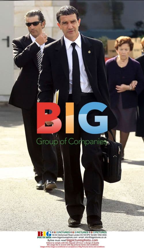 Antonio Banderas and Melanie Griffith Leave La Coruna