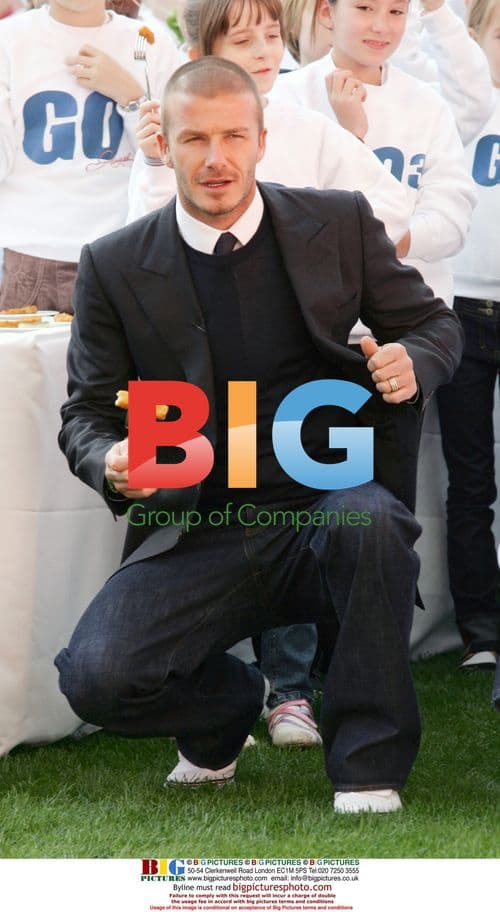 David Beckham at GO3 Launch in London