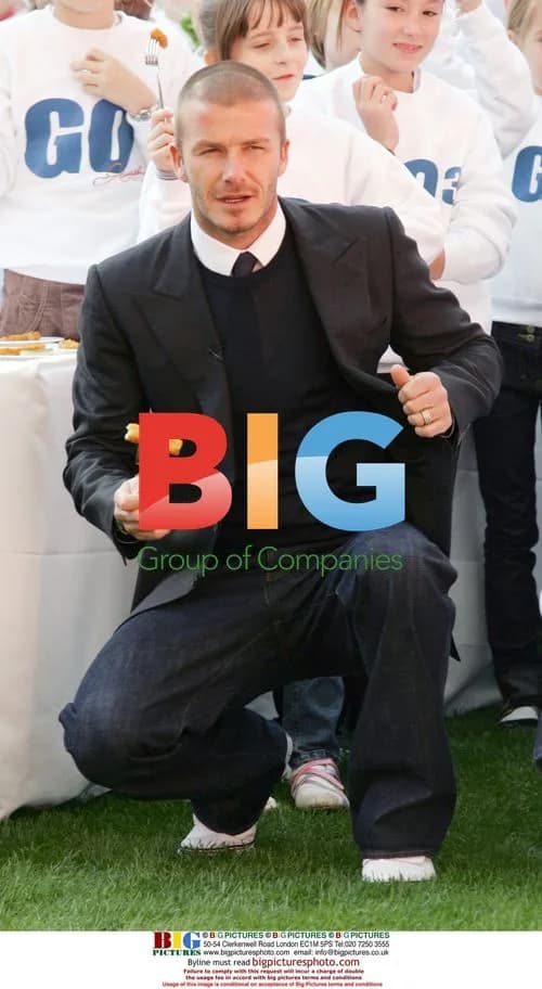 David Beckham at GO3 Launch in London