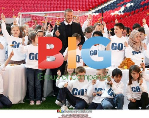 David Beckham at GO3 Launch at Wembley