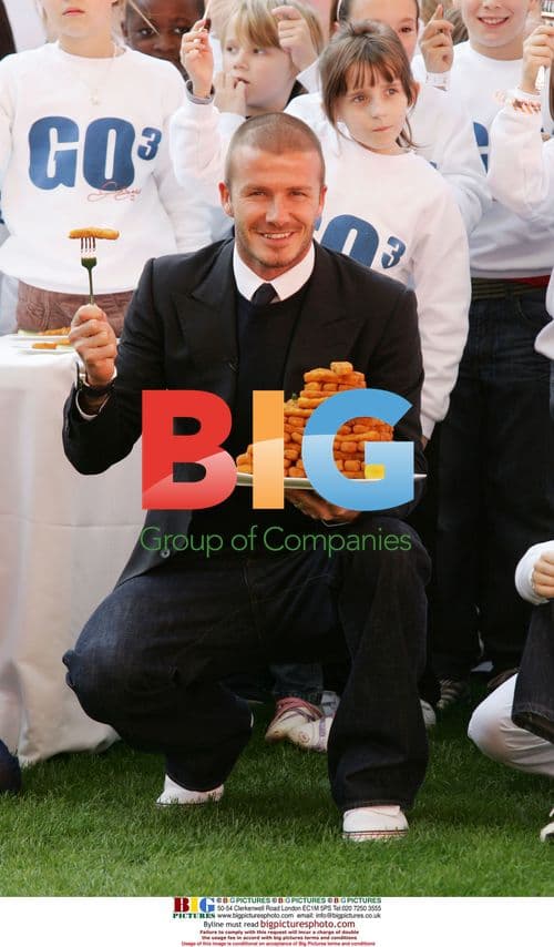 David Beckham at GO3 Launch in London