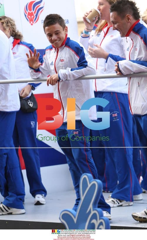 Olympians Parade in London