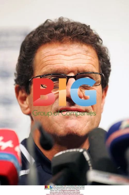 Fabio Capello at England FA press conference