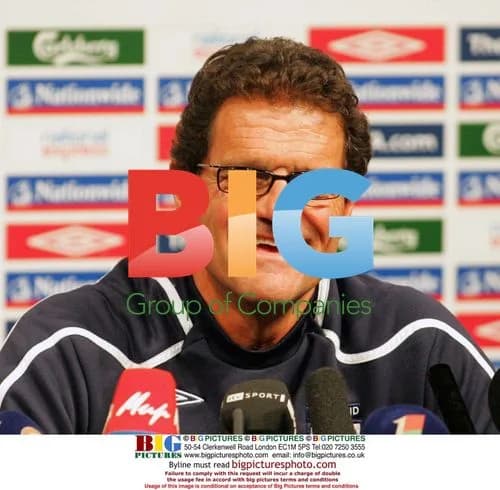 Fabio Capello at England press conference