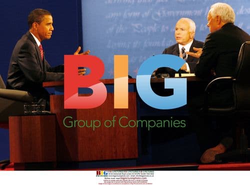 Obama and McCain in final presidential debate