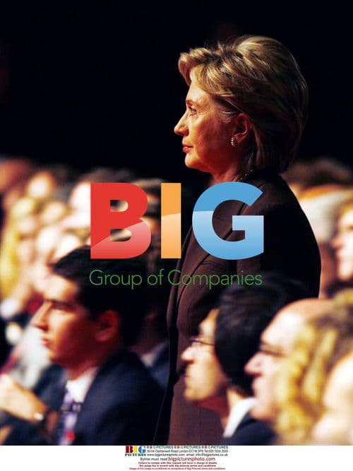 Clinton at Obama-McCain 3rd debate, 2008