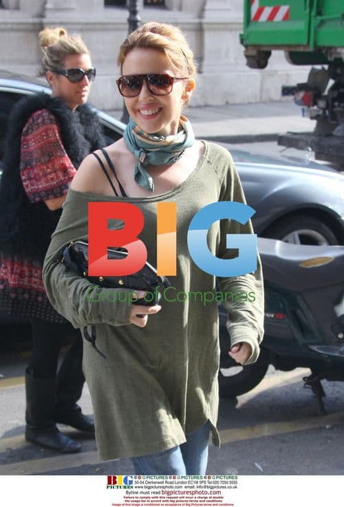 Kylie Minogue Lunches with Jean Paul Gautier