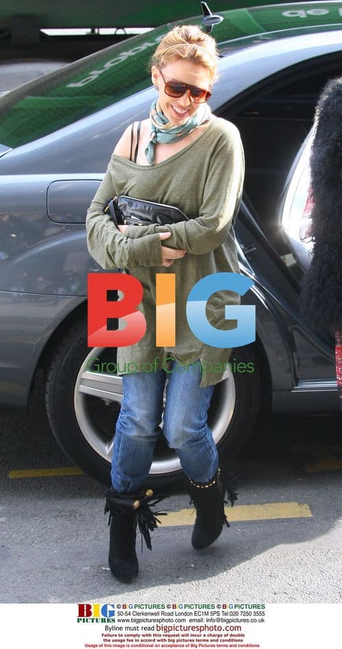 Kylie Minogue meets Jean Paul Gautier in Paris