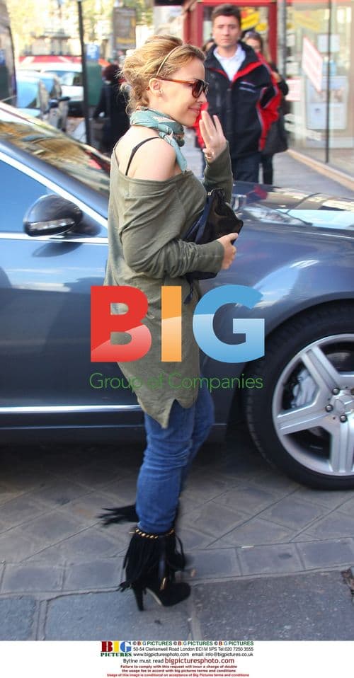 Kylie Minogue Lunch with Jean Paul Gautier