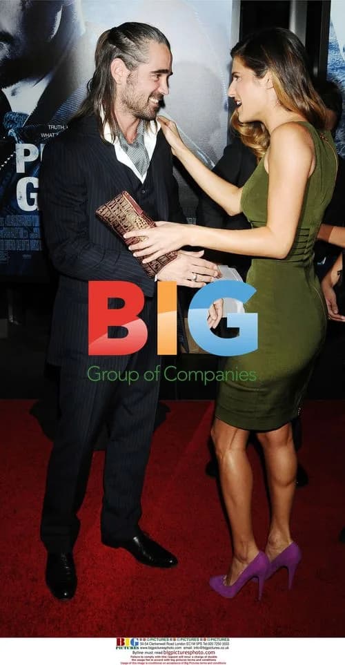 Colin Farrell and Lake Bell at 'Pride and Glory' Premiere