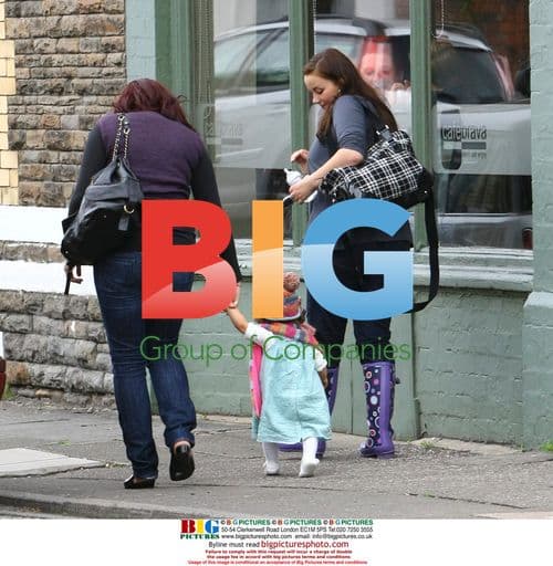 Charlotte Church Out in Cardiff