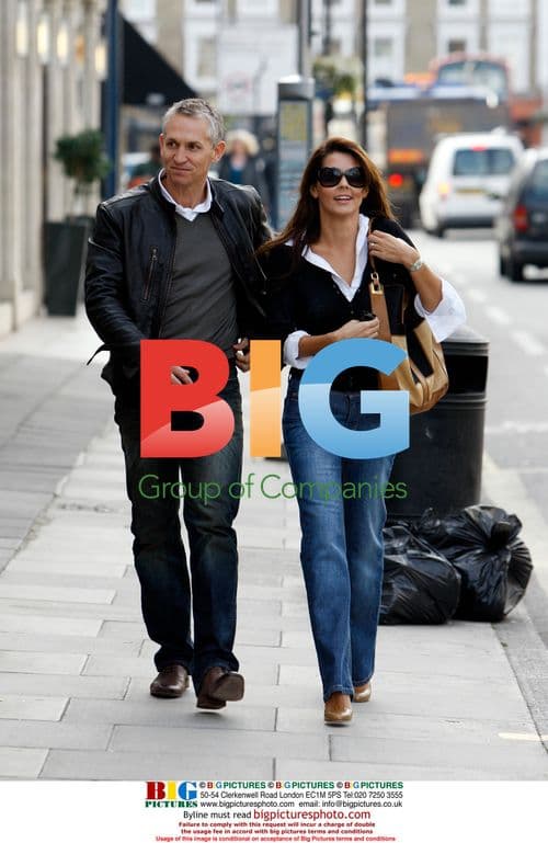 Gary Lineker and Danielle Bux Walk in London