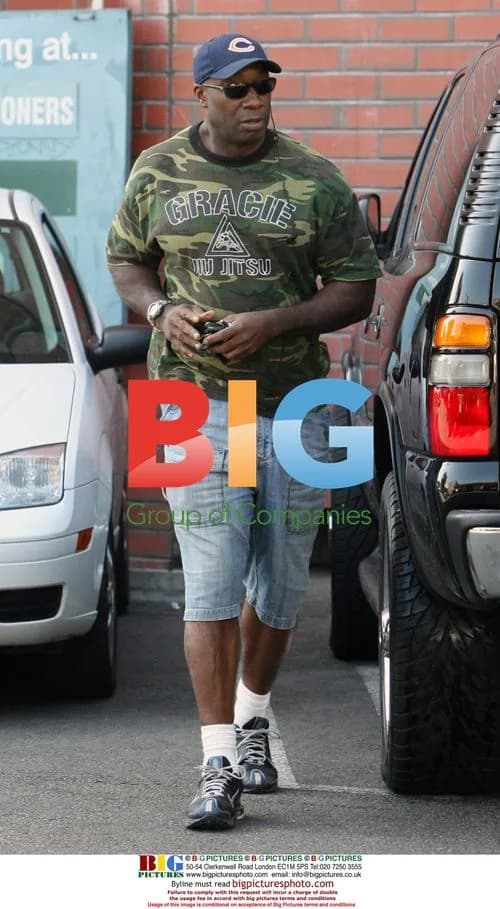 Michael Clark Duncan strolling in West Hollywood