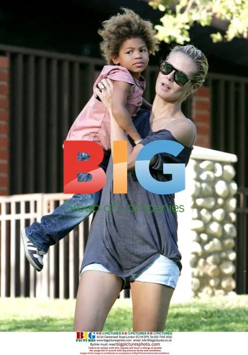 Heidi Klum and kids at Beverly Hills park