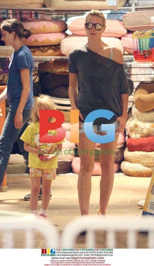 Heidi Klum and kids at Beverly Hills park