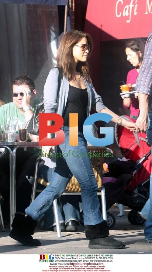 Rachel Stevens spotted with boyfriend in London