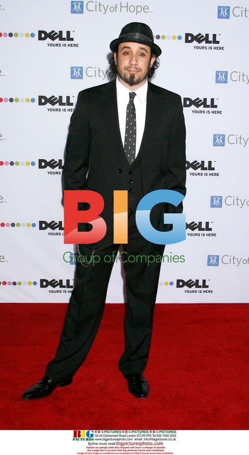 Backstreet Boy A.J. McLean at 2008 Spirit Of Life Award Dinner