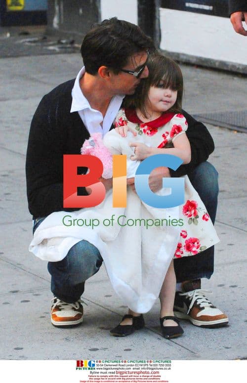 Tom Cruise and Daughter Suri Out for Ice Cream