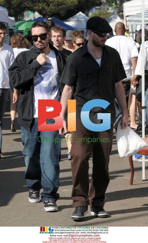 DJ AM Visits Flea Market After Plane Crash