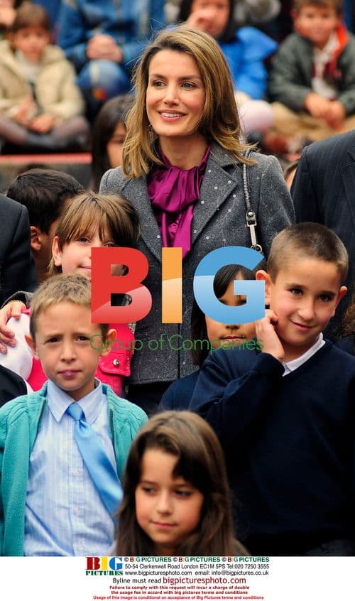 Princess Letizia at Cervantes chico Literature Prize