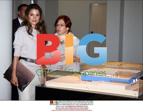 Queen Rania and Princess Noor Visit Arab House in Madrid