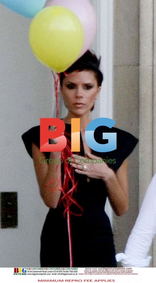 Victoria and David Beckham Filming DVB Clothes Range