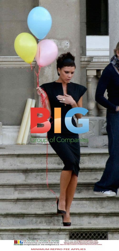 Beckhams Filming New DVB Clothes Range