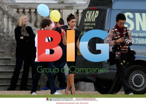 Victoria and David Beckham Filming DVB Clothes Range