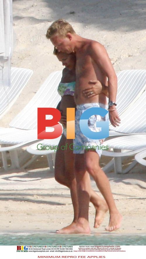 Billie Piper and Laurence Fox on holiday