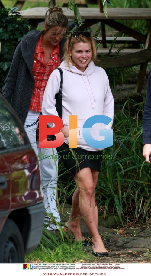 Billie Piper with Husband at Pub