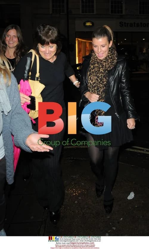 Coleen Rooney goes for girls' night out in London