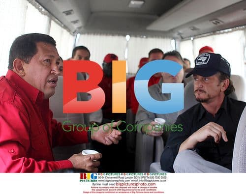 Chavez and Sean Penn in Venezuela