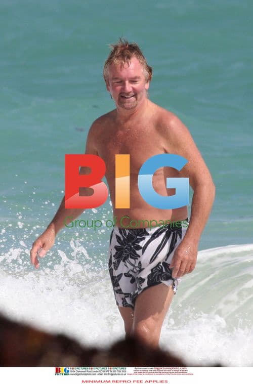 Noel Edmonds and Liz Davis on Beach Vacation