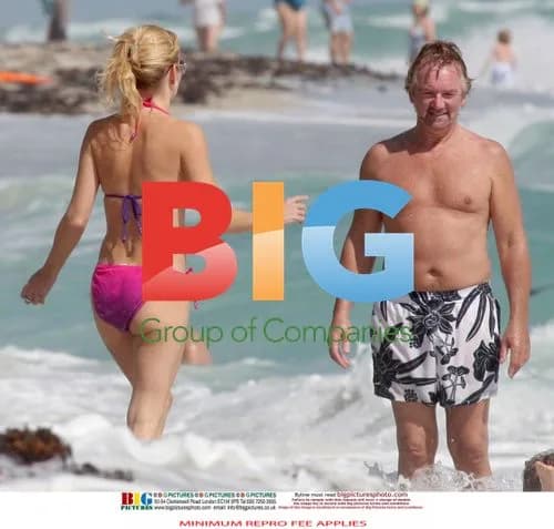 Noel Edmonds and Girlfriend Liz Davis on Vacation