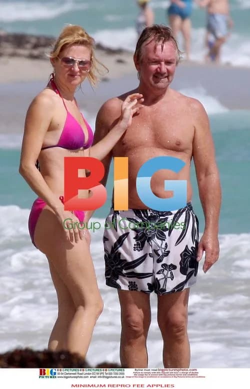 Noel Edmonds and Liz Davis on Holiday
