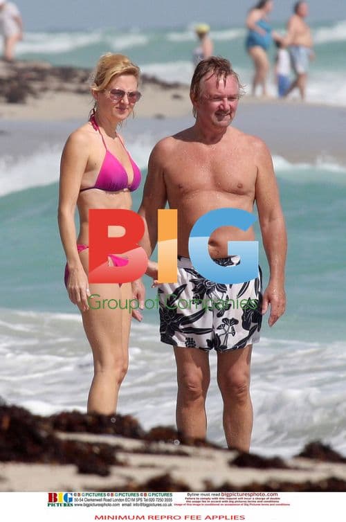 Noel Edmonds and Liz Davis on Holiday