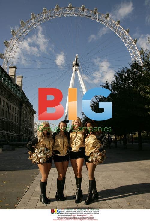 New Orleans Saints cheerleaders in London